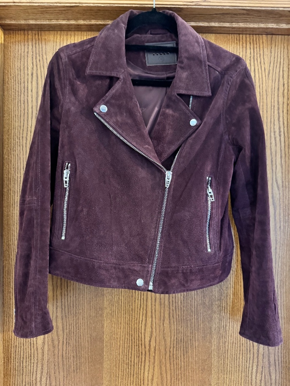 Blanknyc moto suede jacket